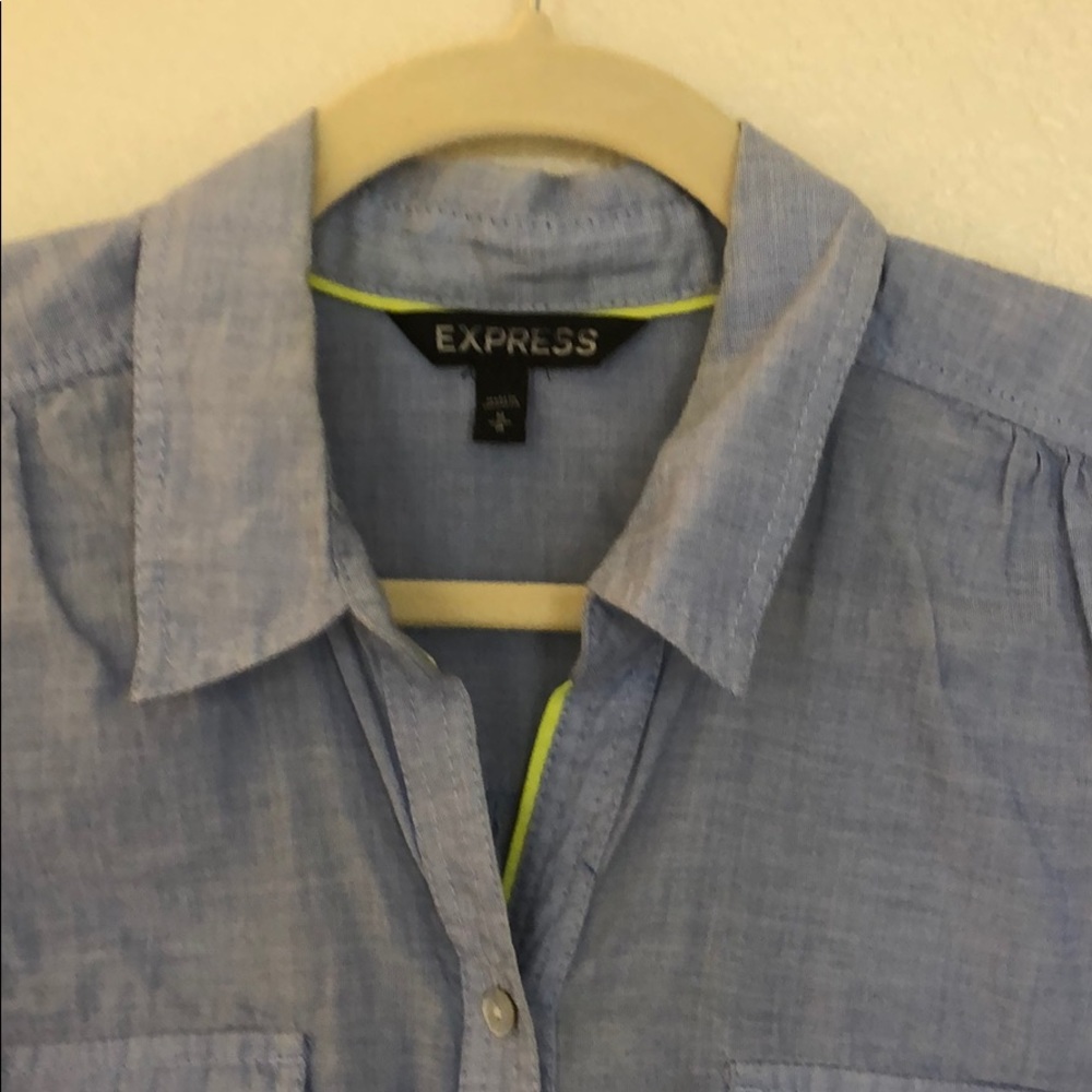 Blue button down - Picture 2 of 4